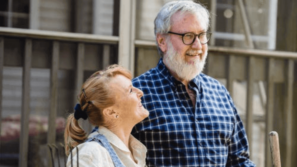 happy old couple beside each other alzheimer's study